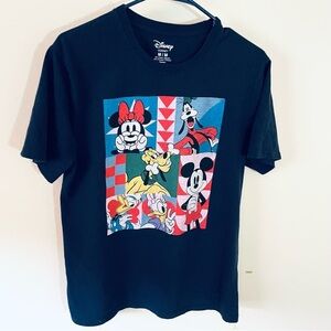 Disney Mickey and Co. Cotton-Blend T-Shirt – Navy – Unisex Size M